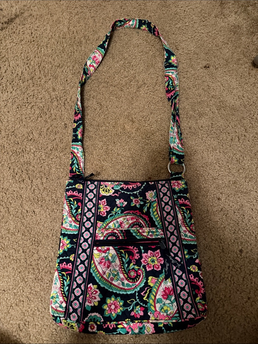 Vera Bradley Paisley Quilt Crossbody Bag